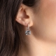 Bông tai Aquamarine thiên nhiên BT47