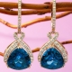 Bông tai đá quý Topaz BT39