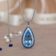 Dây chuyền đá quý Aquamarine DC40