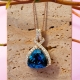 Dây chuyền đá quý Topaz DC29