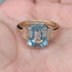 Nhẫn Aquamarine thiên nhiên N74
