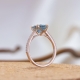 Nhẫn Aquamarine thiên nhiên N80