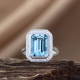 Nhẫn đá quý Aquamarine N87