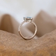 Nhẫn đá quý Aquamarine thiên nhiên N84