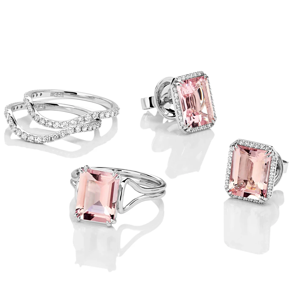 Bộ trang sức Morganite SM1