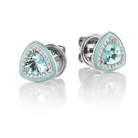 Bông tai Aquamarine 1.215ct