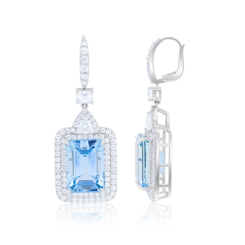bong tai aquamarine 20 66 ct