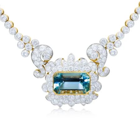 Dây chuyền Aquamarine 10ct