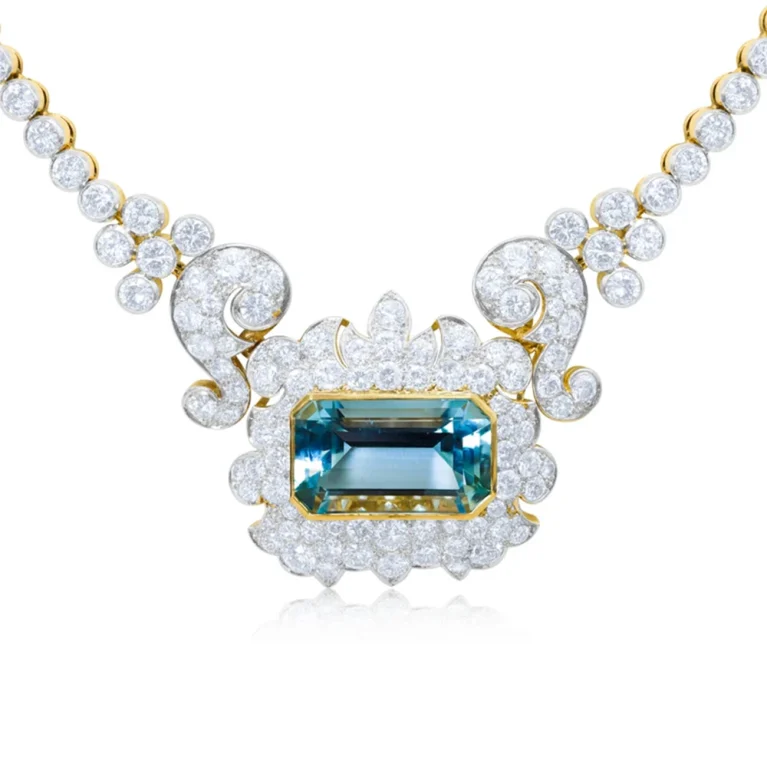 Dây chuyền Aquamarine 10ct