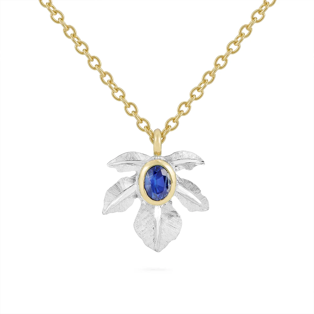 Dây chuyền Blue Sapphire 0.37ct