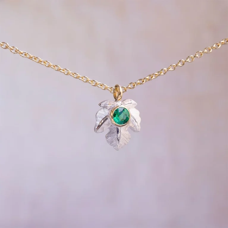 Dây chuyền Emerald Ngọc Lục Bảo 0.2ct