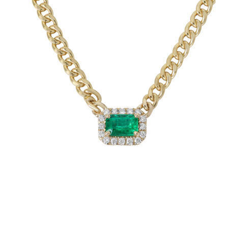 Dây chuyền Emerald Thiết Kế