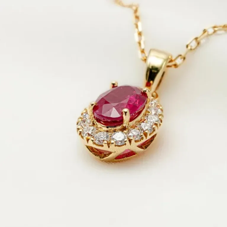 Dây Chuyền Ruby 0.7ct