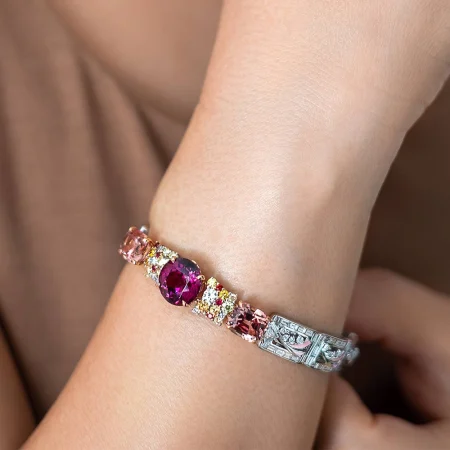 Lắc tay Garnet 6ct