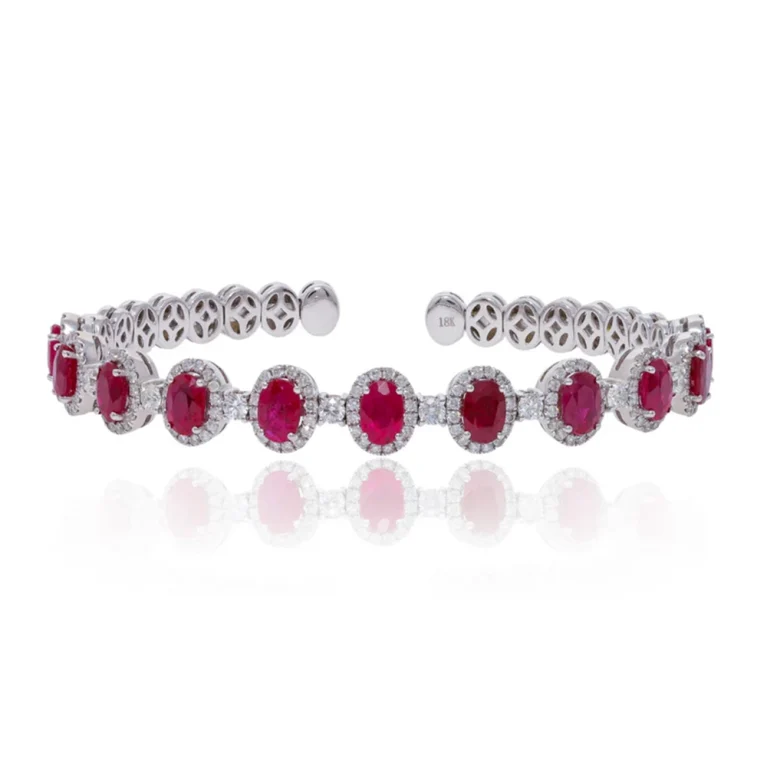 Lắc tay Ruby 6.46ct