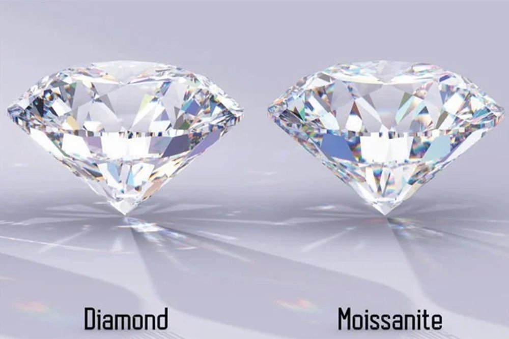 moissanite va kim cuong thien nhien su khac biet la gi