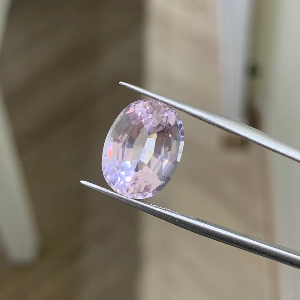 morganite oval 7 4 ct 5
