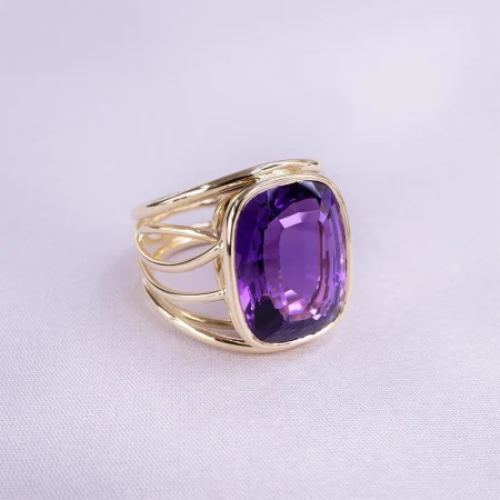 Nhẫn Amethyst 12.33ct
