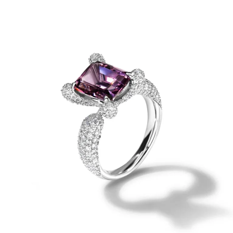 Nhẫn Amethyst 3.89ct