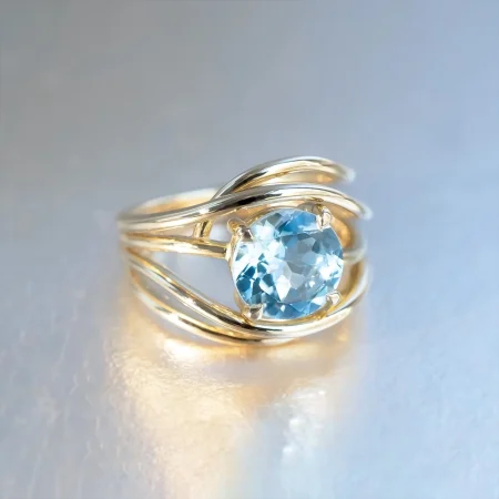 Nhẫn Aquamarine 2.07ct