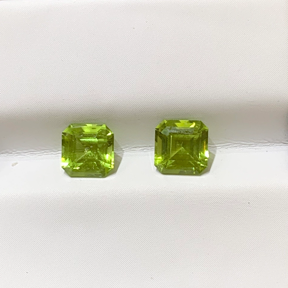 Đá Peridot Cặp 1.9ct 2 viên
