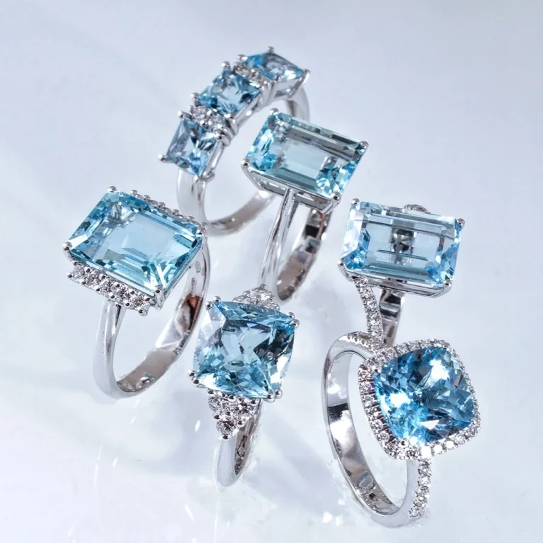Bộ Trang Sức Aquamarine