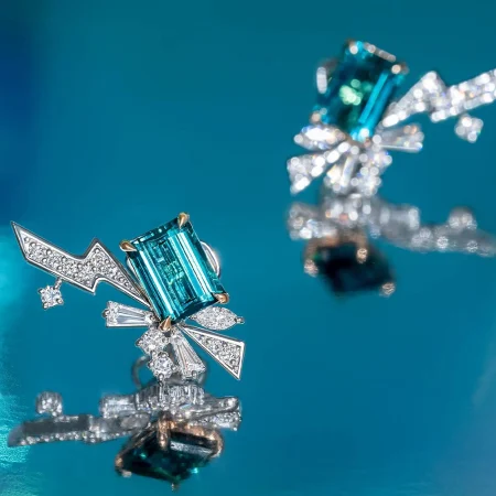 Bông tai Blue Tourmaline