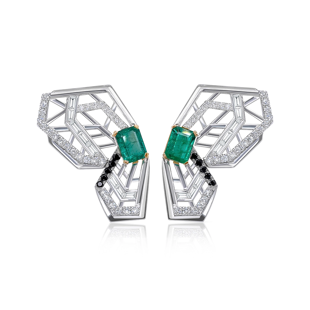 Bông tai Emerald 1.97ct