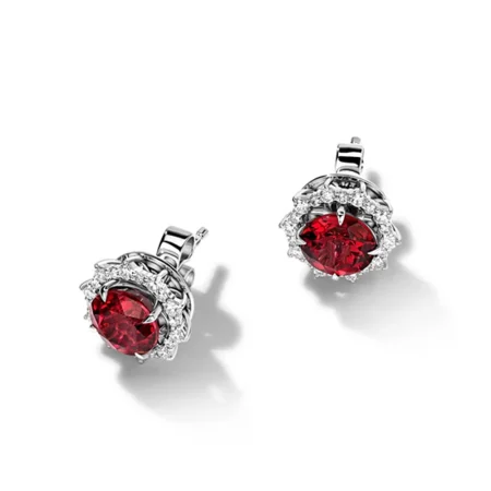 Bông tai Garnet 2.75ct