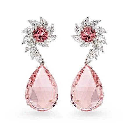 Bông tai Morganite