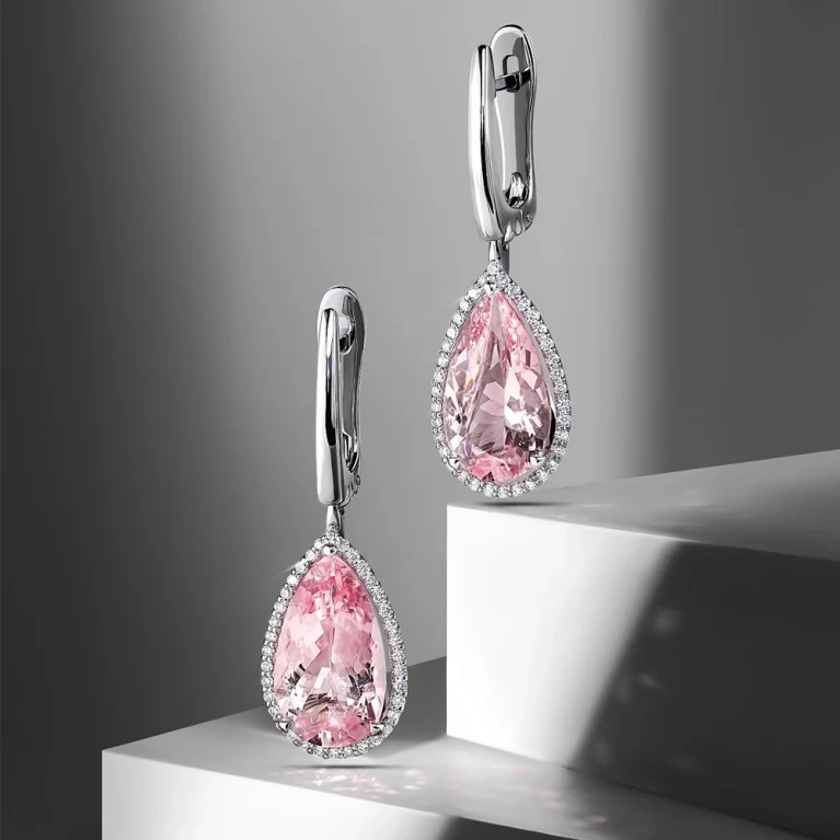 Bông tai Morganite 6.0ct