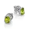 bong tai peridot 3 21 ct