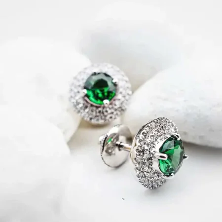 Bông tai Tsavorite 0.83ct