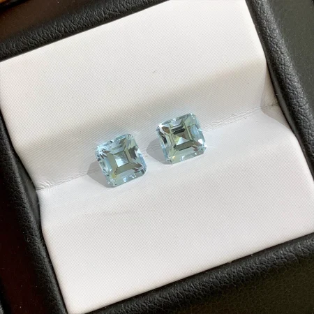 Đá Aquamarine 1.5ct 2 Viên