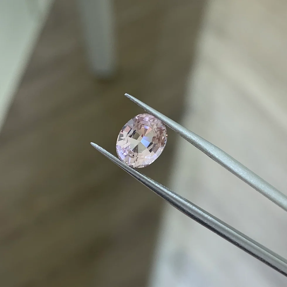 da morganite oval 1 6 ct 2