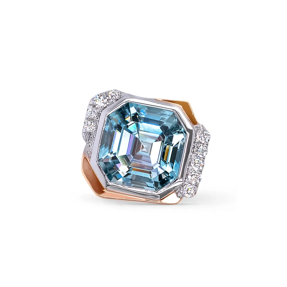 day chuyen zircon asscher 2 57 ct 2