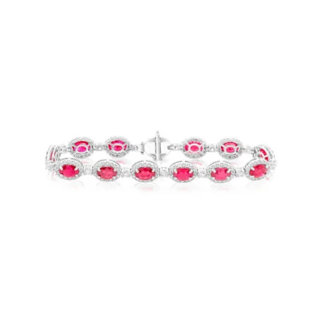 Lắc tay Ruby 11.91ct