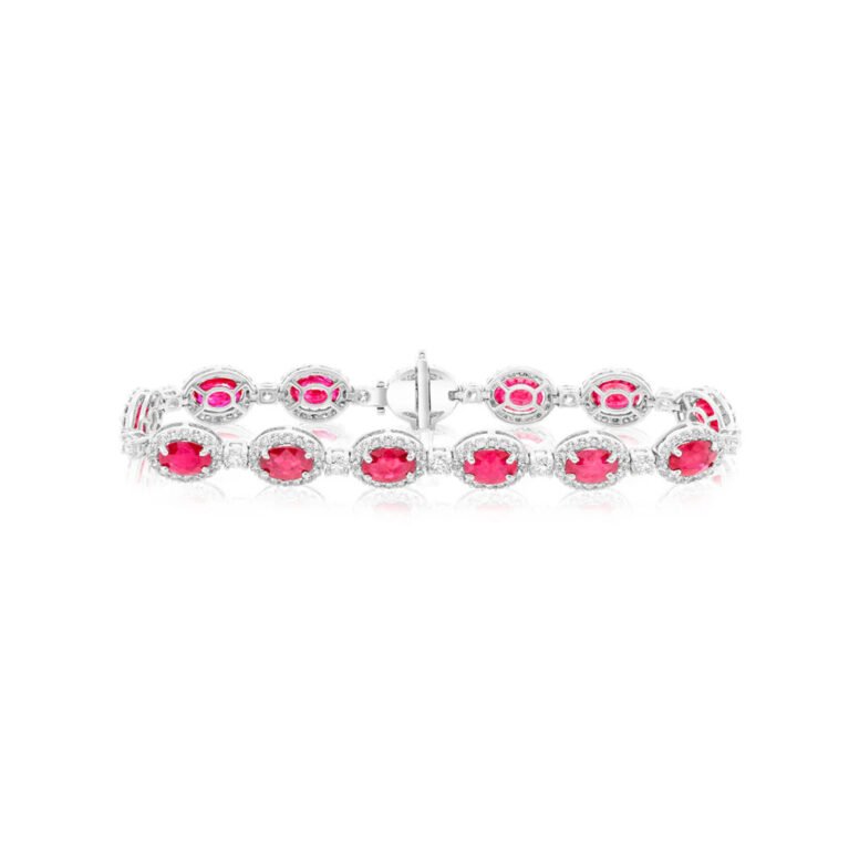Lắc tay Ruby 11.91ct