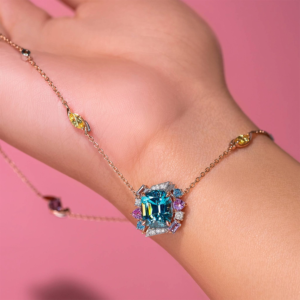 Lắc Tay Sapphire Amethyst Garnet