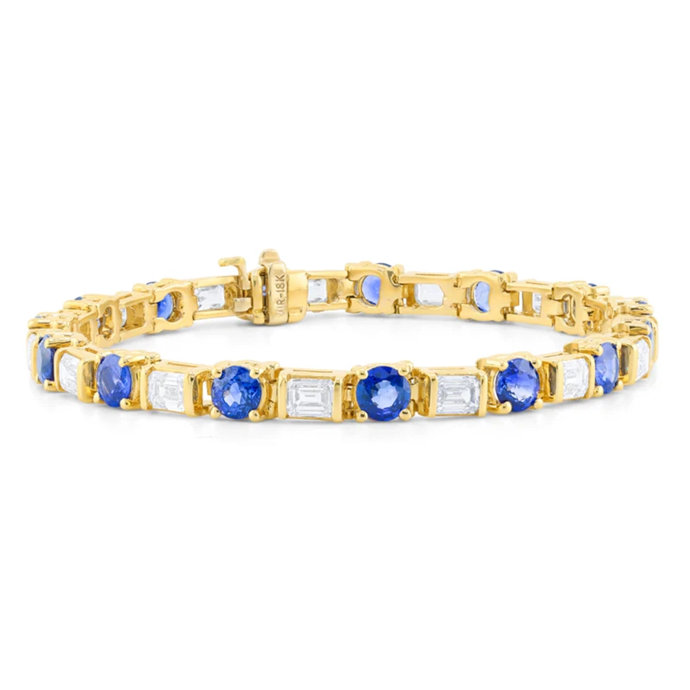 Lắc tay vàng Sapphire 10ct