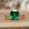 nhan emerald ngoc luc bao