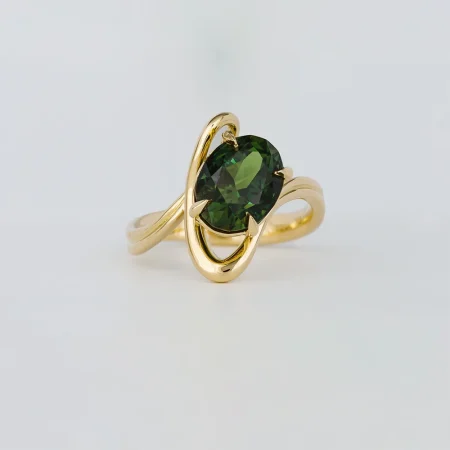Nhẫn Green Sapphire 3.69ct