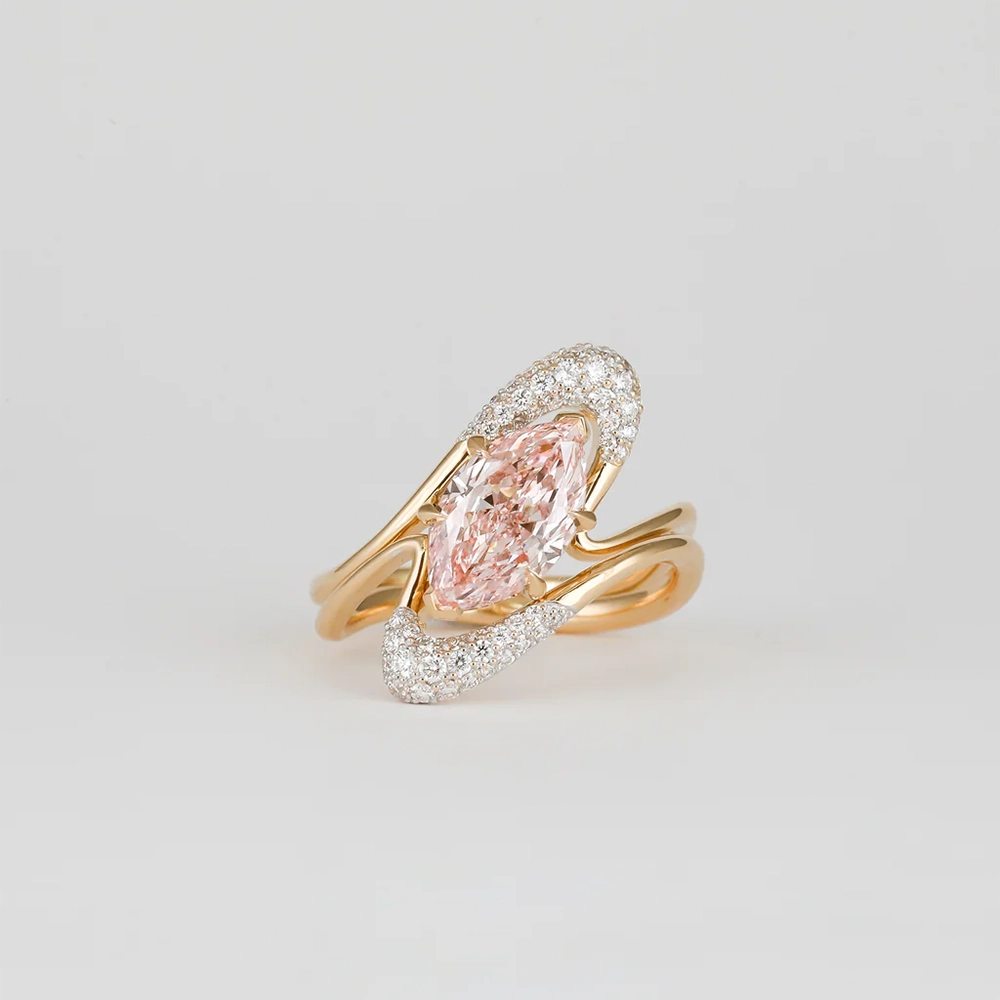 Nhẫn Kim Cương Hồng 1.89ct