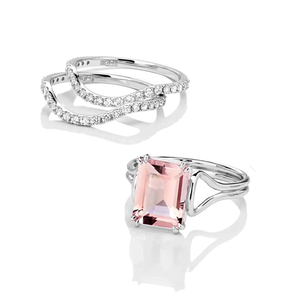 Nhẫn Morganite 4.33ct