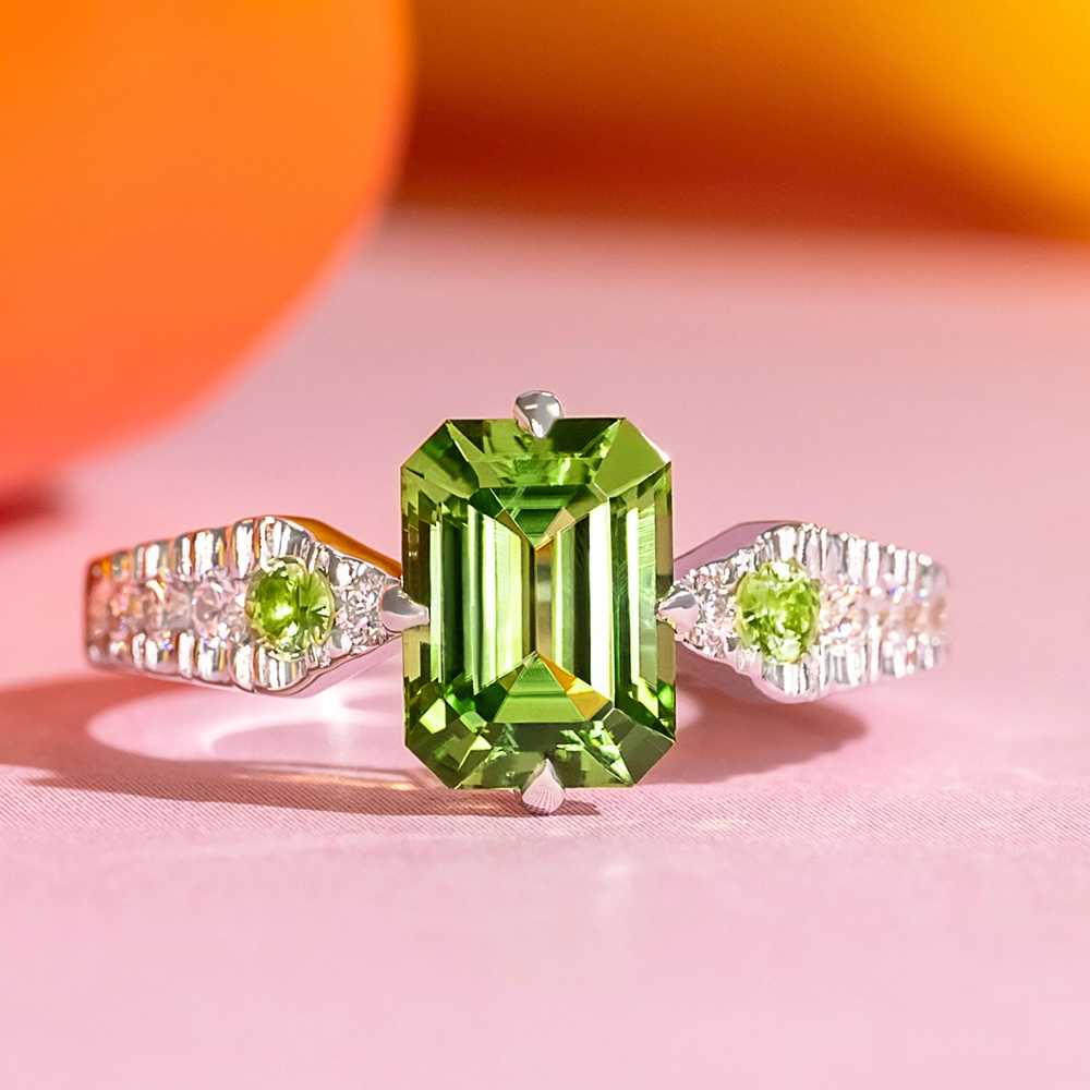 Nhẫn Peridot 1.7ct