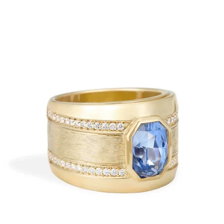 Nhẫn Nam Sapphire 2.88ct