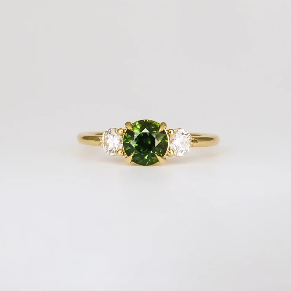 nhan sapphire xanh 1 51 ct 2
