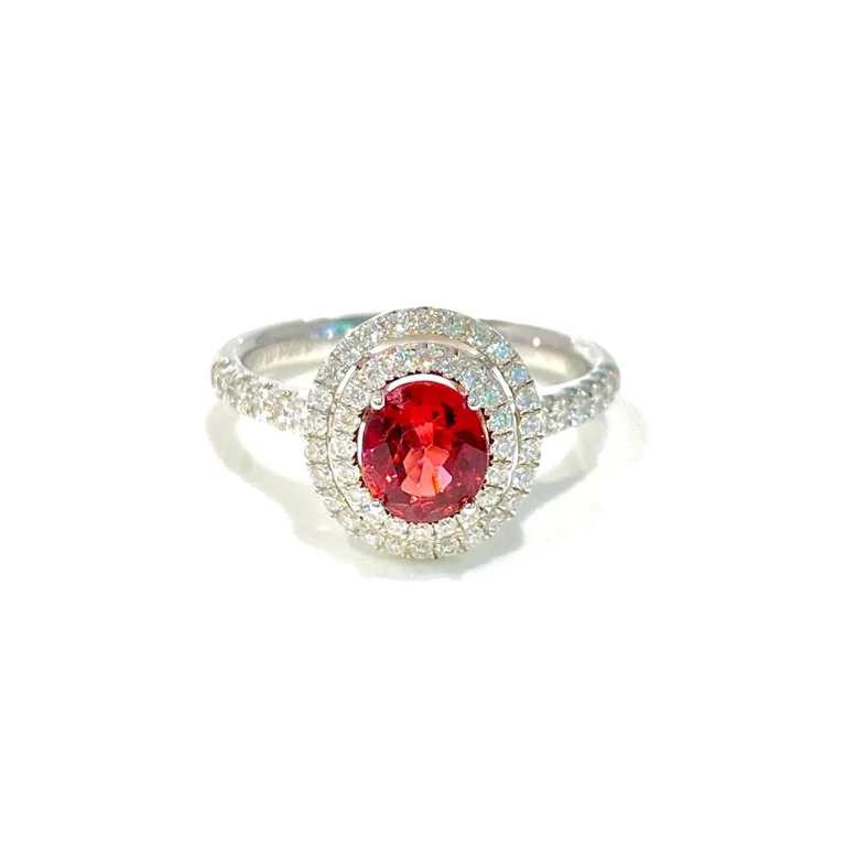 Nhẫn Spinel Đỏ 0.86ct