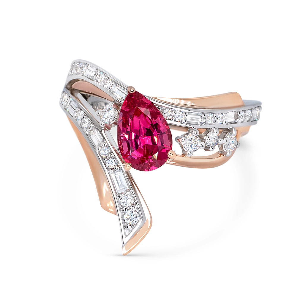 Nhẫn Spinel Hồng 1.25ct