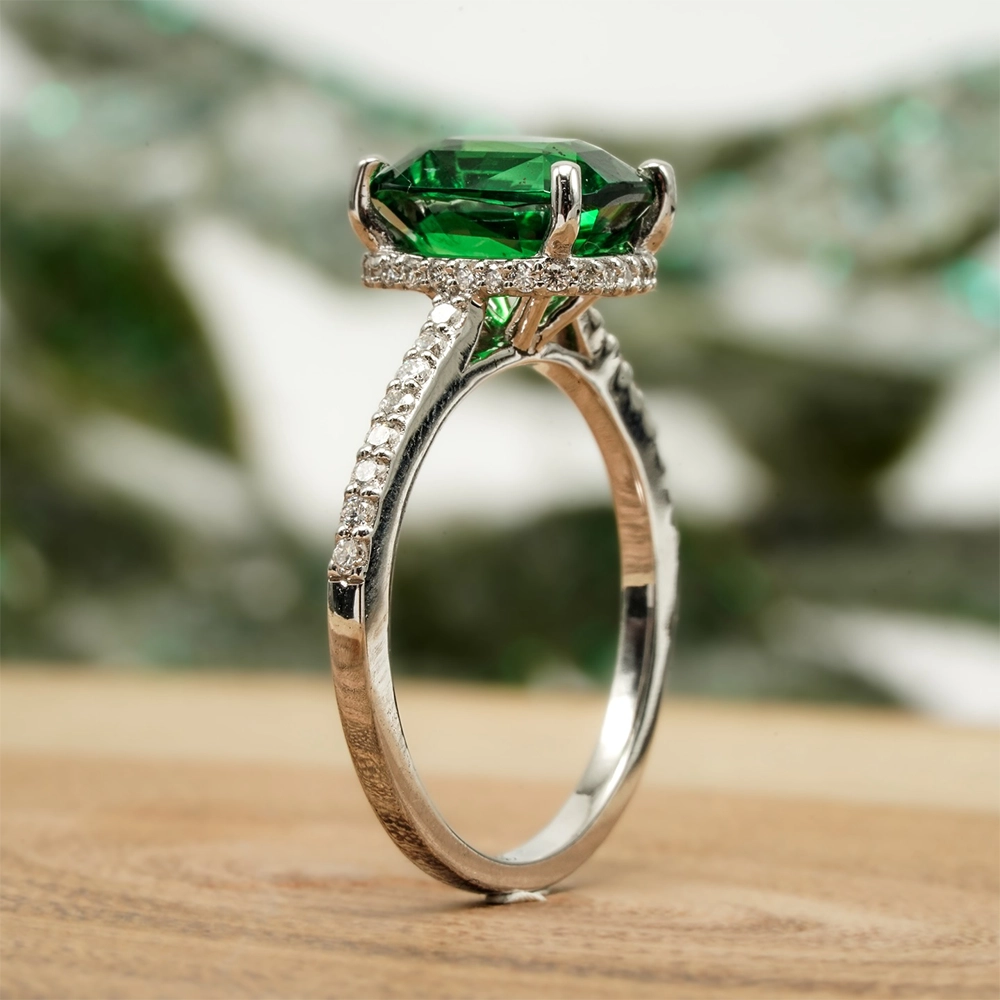 Nhẫn Tsavorite